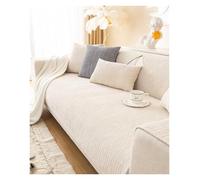 Failjierue Funda De Sofá Seccional De Chenilla A Rayas, 1 Pieza, Antiarañazos, Lavable Y Antideslizante.(Style 2,70x70cm)