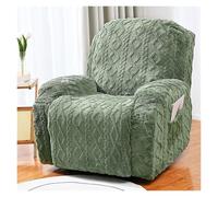 Failjierue Funda Elástica para Sillón Reclinable, con Bolsillo Lateral, Diseño Geométrico A Rayas, Ideal para Proteger Muebles De Tu Mascota.(Style 3,3 Seater)