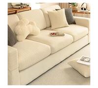 Failjierue Fundas de sofá de Terciopelo para Cojines Individuales Fundas de Asiento de sofá elásticas Antideslizantes con Correa elástica Funda para Muebles(Style 2,50-65cm x 80-100cm)