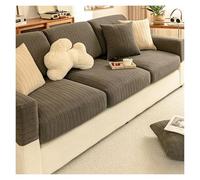 Failjierue Fundas de sofá de Terciopelo para Cojines Individuales Fundas de Asiento de sofá elásticas Antideslizantes con Correa elástica Funda para Muebles(Style 1,30-40cm x 60-80cm)