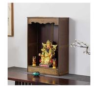 Failjierue Mesa Altar meditación bambú, Santuario adoración Buda Estilo Tradicional Chino, Soporte Pooja para hogar, Templo y Oficina Puja Mandir(Gray,52x25x77cm)