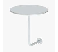 Failjierue Mesa Auxiliar Redonda de Hierro de 15,7 x 18,5 Pulgadas para balcón, Dormitorio, cafetería, Comedor y Bar.(Style 4)