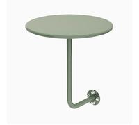 Failjierue Mesa Auxiliar Redonda de Hierro de 15,7 x 18,5 Pulgadas para balcón, Dormitorio, cafetería, Comedor y Bar.(Style 7)