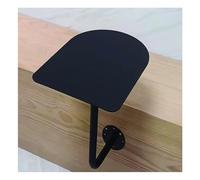 Failjierue Mesa Auxiliar semicircular Pared Hierro para cafetería, Mesa Auxiliar Redonda para Exteriores, mesilla de Noche Redonda para Espacios pequeños, mobiliario clásico de bistró o Pub(45x45cm)