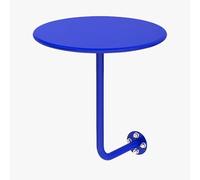 Failjierue Mesa flotante tipo L montada en la pared con parte superior y base de hierro para cóctel, comedor, cocina, sala de estar, 15.7 x 18.5 pulgadas