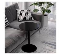 Failjierue Mesa redonda de metal para bistró, base resistente, uso en interiores y exteriores, mesa de café/comedor para jardín, comedor, bar en casa, varios colores y tamaños (40 x 72 cm)