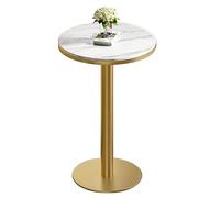 Failjierue Mesa redonda para exteriores para todo tipo de clima, juego de patio y bistró para jardín/terraza, ajuste de cóctel de varias alturas, solución compacta para café o comedor con montaje