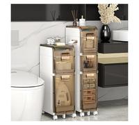 Failjierue Organizador de cajones Estrecho para gabinete de baño, gabinete de Piso Independiente Moderno para Cocina, Dormitorio y Cuarto de Lavado.(2td Floor)