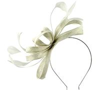 Failsworth Millinery Sinamay Loops - Tocado, Blanco, 1 count (Pack of 1)