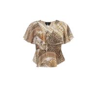 faina Blusa beige / chamois / marrón oscuro / amarillo pastel XS EUR