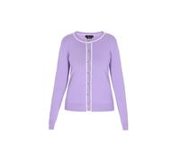 faina Cárdigan lavanda / blanco XL EUR