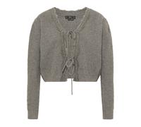 faina Cárdigan talla grande gris XS-S gris