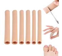 FAINCA 6 Piezas Protector Dedos Pies Silicona Se Pueden Cortar Libremente Protectores Dedos Pies Elástico dedales De Silicona para Prevenir Callos Ampollas Encarnadas Problemas Uñas