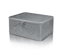 FAINCA Aja De Almacenamiento Plegable con Bloqueo De Contraseña, 30x20x14 cm Cajas Organizadorascajas Organizadoras para Guardar Cosas en el Dormitorio y Guardar Ropa (Sin Cerradura)