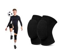 FAINCA Elásticas Rodilleras, Unisex Rodillera, Rodilleras Voleibol, Rodillera Deportiva, Rodilleras EláSticas, Esponja Espesa Codera, para Fútbol Voleibol Baloncesto (Negro)