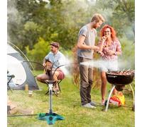 FainFun Nebulizador Portatil Jardin, Sistema de Nebulización Con Manguera de 8 m, Sistema de Nebulización Doméstico para Jardines, Terrazas, Piscinas, Barbacoas