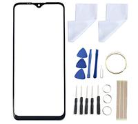 FainWan Panel exterior de cristal de la pantalla frontal + kit de herramientas de reparación OCA compatible con T-C-L 20SE T671H, T671F, T671O 6.8 pulgadas adhesivo negro