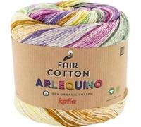 FAIR COTTON ARLEQUINO de Lanas Katia. Ovillo de color lila Cod.251