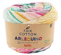 FAIR COTTON ARLEQUINO de Lanas Katia. Ovillo de color rosa Cod.253