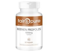 Fair & Pure® - Abejas Propóleo 1000mg dosis diaria - Rico en Flavonoides y Proantocianidinas - Cápsulas de Propolis - Alta pureza - 90 Cápsulas