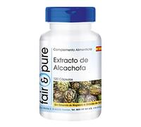 Fair & Pure® - Alcachofa en Cápsulas - Extracto con 2,5% de Cinarina - Vegano - Alta pureza - 120 Cápsulas
