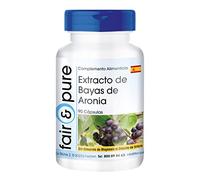 Fair & Pure® - Aronia Berry - Extracto vegano de bayas de Aronia - con Polifenoles y Antocianinas - Alta pureza - 90 Cápsulas