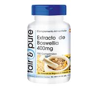 Fair & Pure® - Boswellia Serrata 400mg - Extracto estandarizado al 65% de ácidos boswélicos - Vegano - Alta pureza - 150 Comprimidos