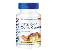 Fair & Pure® - Camu-Camu en Cápsulas - Vitamina C natural - Extracto de Camu-Camu 500mg - Vegano - Alta pureza - 120 Cápsulas