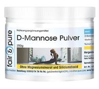 Fair & Pure® - D-Manosa en polvo 250 g con riboflavina (vitamina B2) - puro, sin aditivos - altamente dosificado y biodisponible - producción alemana de calidad