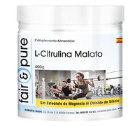 Fair & Pure® - L-Citrulina en polvo - Malato - Sustancia pura - Sin aditivos - Sin azúcar añadido - Neutra - 400g