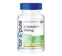 Fair & Pure® - L-Glutatión 250 mg - Reducido - Biodisponible - Vegano - Alta pureza - 60 Cápsulas