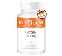Fair & Pure® - L-Lisina comprimidos - 1000mg - altamente dosificado - vegano - 120 comprimidos