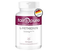 Fair & Pure® - L-Metionina 1500mg por día - Vegana - Alta pureza - 180 Cápsulas
