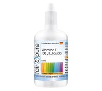 Fair & Pure® - Vitamina E líquida pura - Aceite de Vitamina E 100 U.I. - D-alfa-tocoferol Natural - 50ml