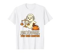 Fair & Square, Even When Bat Wing Halloween Abogado Humor Camiseta gráfica económica, Hombre, Blanco, XL