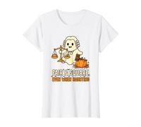 Fair & Square, Even When Bat Wing Halloween Abogado Humor Camiseta gráfica económica, Mujer, Blanco, XS