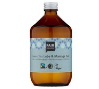 Fair Squared Gel lubricante y de masaje con té verde (500 ml) - vegano y de comercio justo