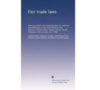 Fair trade laws: Hearings before the Subcommittee on Antitrust and Monopoly of the Committee on the Judiciary, United States Senate, Ninety-fourth Congress, first session, on S. 408: Volume 1