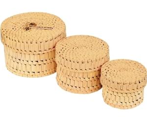 FAIR ZONE Juego de 3 Cestas - Palmyrah - 3 piezas FAIR ZONE