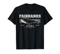 Fairbanks Alaska Bowhead Whale Vintage Souvenir Camiseta