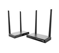 FAIRBEE - Transmisor y Receptor HDMI inalámbrico 4K, Kit HDMI inalámbrico Plug & Play, KVM, Control Remoto IR, Salida en Bucle HDMI