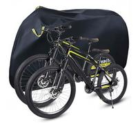 Faireach Funda impermeable para bicicleta 420D para exteriores, para 2 bicicletas, tela Oxford, resistente al polvo, lluvia, nieve, UV, para bicicleta eléctrica de montaña, carretera, 80.7 x 45.2 x
