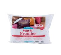 Fairfield Relleno de Almohada, algodón y poliéster, Blanco, 12 x 16 Pulgadas