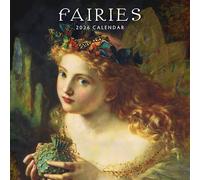 Fairies - Calendario de pared cuadrado 2026 Red Robin Publishing
