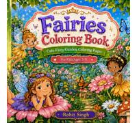 Fairies Coloring Book for Kids Ages 3-8: Cute Fairy Garden Coloring Pages