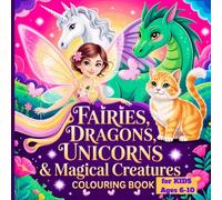 Fairies, Dragons, Unicorns & Magical Creatures Colouring Book for Kids Ages 6-10: Enchanting Fantasy Scenes to Colour with Forest Adventures, Magical Lands, and Fun Imaginative Characters