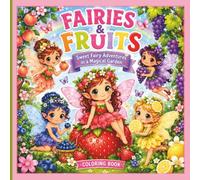 Fairies & Fruits Coloring Book: Sweet Fairy Adventures in a Magical Garden