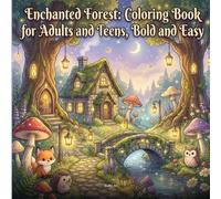 Fairies Garden Coloring Book for Kids Ages 4-8: Bold and Easy Kawaii Fairy Pages: Cute Fairy Adventures with Flowers, Mushrooms, Butterflies, and Magical Garden Fun