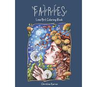 Fairies Line Art Coloring Book