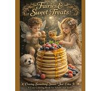 Fairies & Sweet Treats: Craving Something Sweet? Just Color It . A Cozy Coloring Book for Adults & Teens with Magical Desserts and Fantasy Fairies